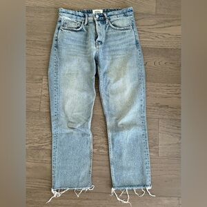 Zara Blue Straight Jeans
